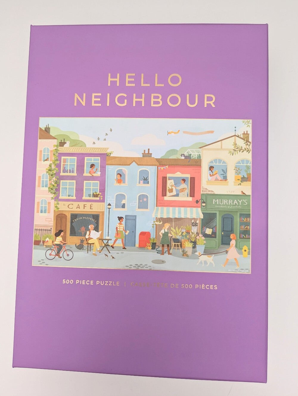 NEW IN BOX Hobbry "Hello Neighbour" Neighborhood Scene 500-Piece Puzzle